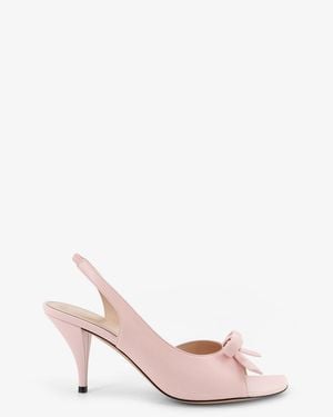 Dior Dior Dior Bow Leather Sandals - Pink