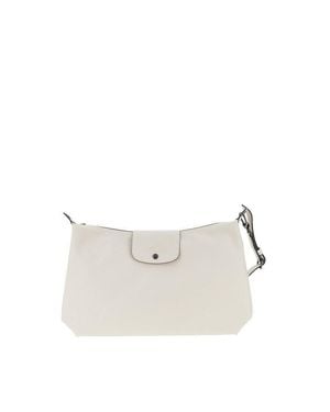 Longchamp Leather Le Pliage Xtra Xl Hobo Bag - White