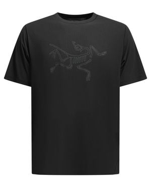 Arc'teryx Cormac Logo Crew-Neck T-Shirt - Black