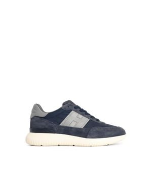 Hogan Interactive³ Suede Trainers - Blue
