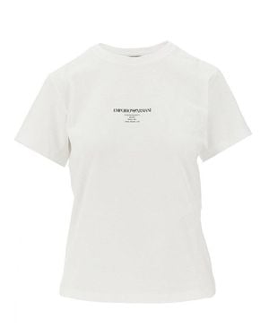 Emporio Armani Asv Photographic Print T-Shirt - White