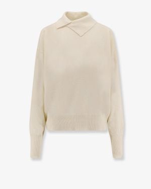 THE 73 Turleneck Wool Jumper - White