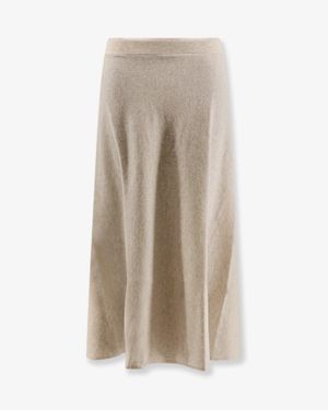 Lisa Yang Torie Cashmere Skirt - Natural