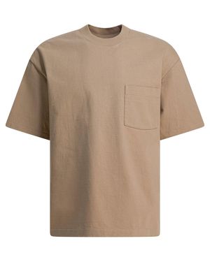 AURALEE Cotton T-shirt T-shirts Beige - Natural