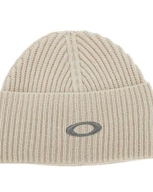 Oakley 'Ellipse' Ribbed Beanie Hat - Natural