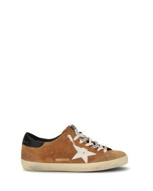Golden Goose Super Star Trainers Light/Cream - Brown