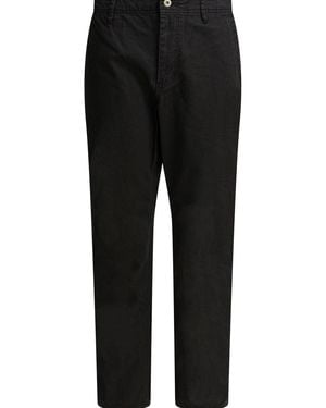 Nonnative Cotton Work Trousers - Black