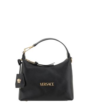 Versace Hobo Handbag - Black