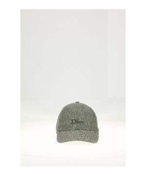 Dior D Player Medallion Hat - White