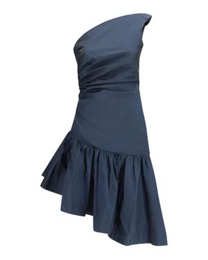 Sara Roka Anuja One Shoulder Dress - Blue