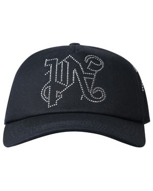 Palm Angels Cotton Hat - Blue