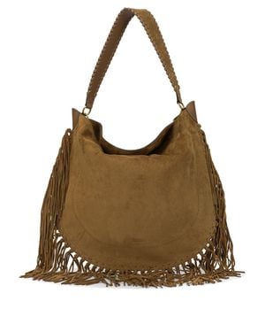 Isabel Marant "Oskan Hobo Soft" Medium Shoulder Bag - Brown