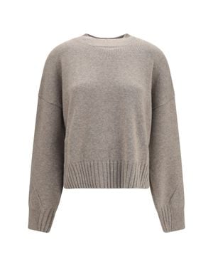 Malo Cashmere Crew Neck Jumper - Grey