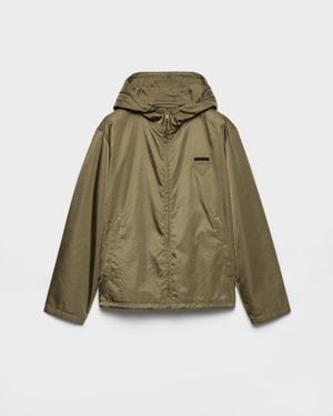 Prada Zippered Hoodie Jacket - Green