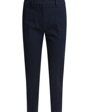 Semler Viscose Trousers Trousers - Blue