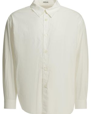 AURALEE Finx Casual Shirt - White