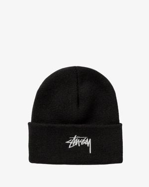 Stussy Embroidered Logo Hat - Black