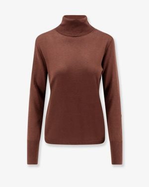 Aspesi Virgin Wool Turtleneck - Brown
