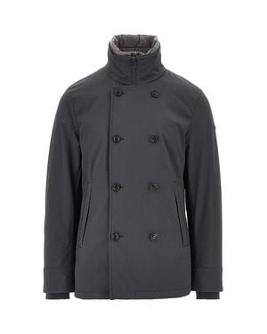 DUNO 'Edmund' Padded Nylon Down Jacket - Gray