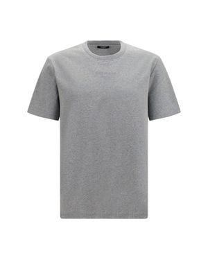 Balmain Embroidered Logo T-Shirt - Grey