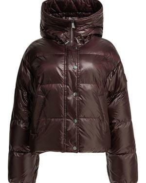 Pinko Nylon Jacket Bordeaux - Brown