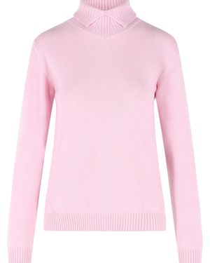 Jil Sander Wool Turtleneck Jumper - Pink