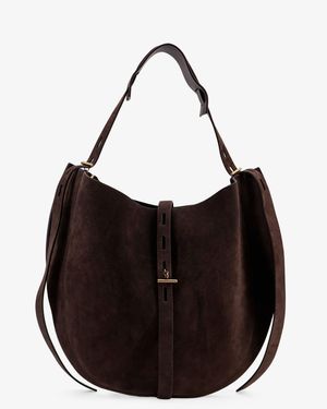 MINOBOSSI Suede Crossbody Bag - Black