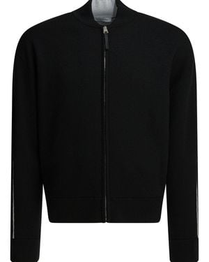 Givenchy "Couture Seam" Zip Sweater - Black