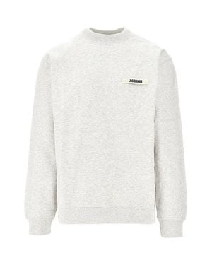 Jacquemus 'Gros Grain' Crewneck Sweatshirt - White