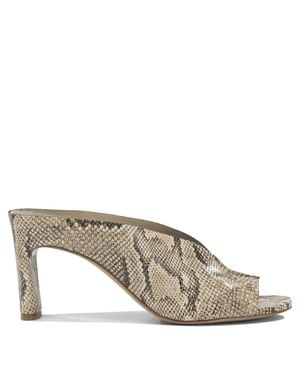 Roberto Del Carlo Calf Leather Leather Heeled Shoes - Metallic