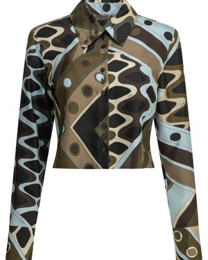 PUCCI "Vivara" Casual Shirt - Black