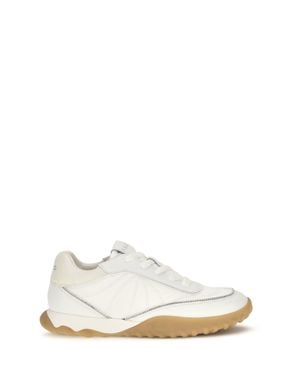Pinko Gea Leather Sneakers - White