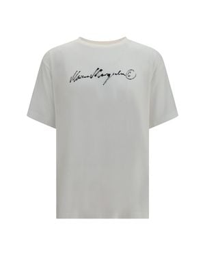 MM6 by Maison Margiela Overdye Jersey T-Shirt Off - Grey