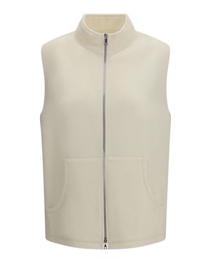Rier Virgin Wool Vest - White