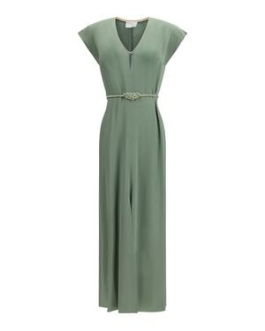 forte_forte Forte_Forte Long Kaftan Dress - Green