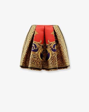 Versace Silk Skirt, - Multicolour