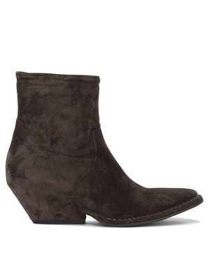 Roberto Del Carlo Leather Boots - Brown
