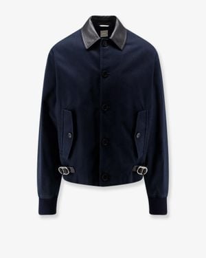 Dior Dior Cotton Jacket With Cd Details - Blue