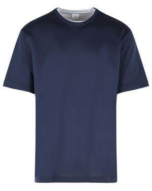 Eleventy Cotton T-Shirt - Blue