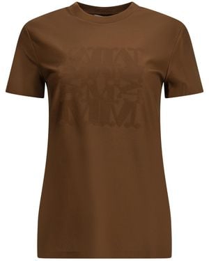 Max Mara Crewneck T-Shirt - Brown