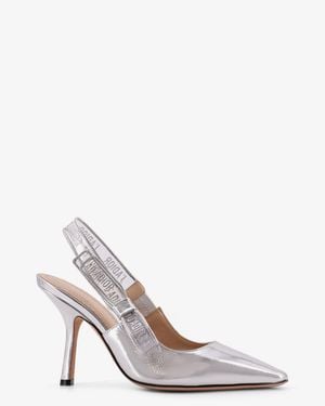 Dior Dior J'Adior Laminated Leather Court Shoes - White