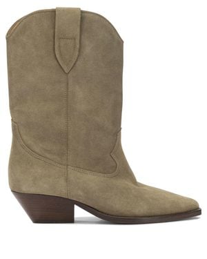 Isabel Marant "Duerto" Cowboy Boots - Green