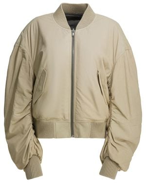Rick Owens Lamb Leather Jacket - Natural