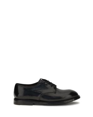 Premiata Lace-Up Shoes Leather - Black