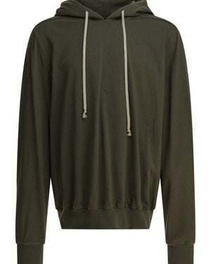 Rick Owens Cotton Hoodie - Green