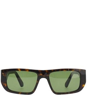 Facehide Face. Hide 'Broken Vision' Sunglasses - Green