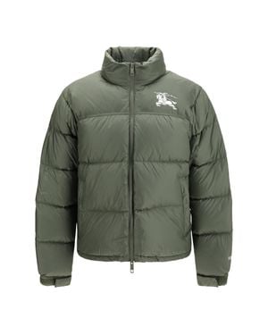 Burberry Highlands Down Jacket Dark Sage - Green