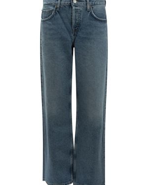 Agolde Wide Leg Jeans - Blue