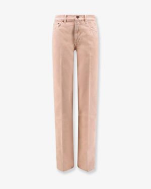 Chloé Organic Cotton Trousers - White