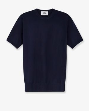 Alpha Studio Cotton Sweater - Blue